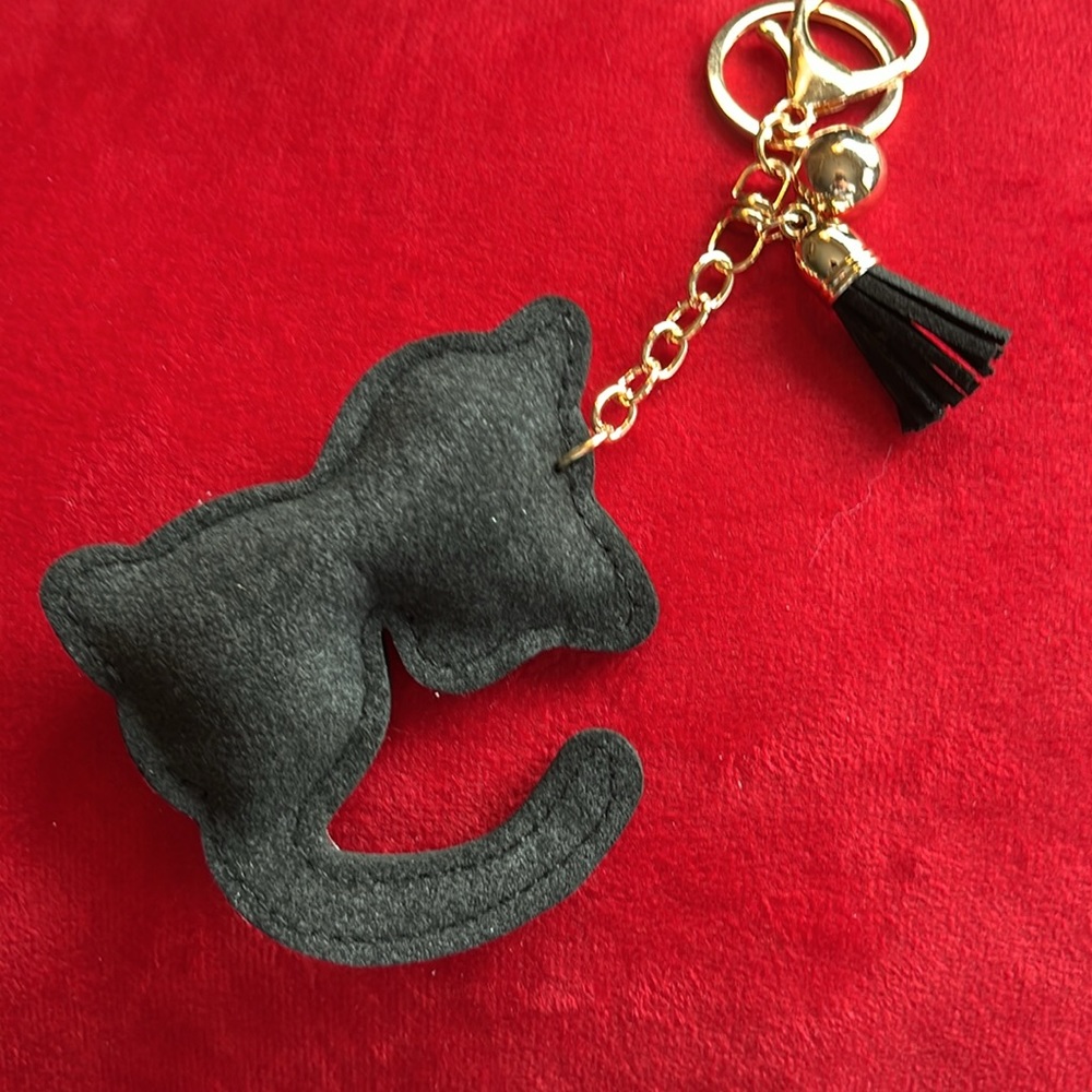 Puffy Cat Keychains - Picture 3 of 5